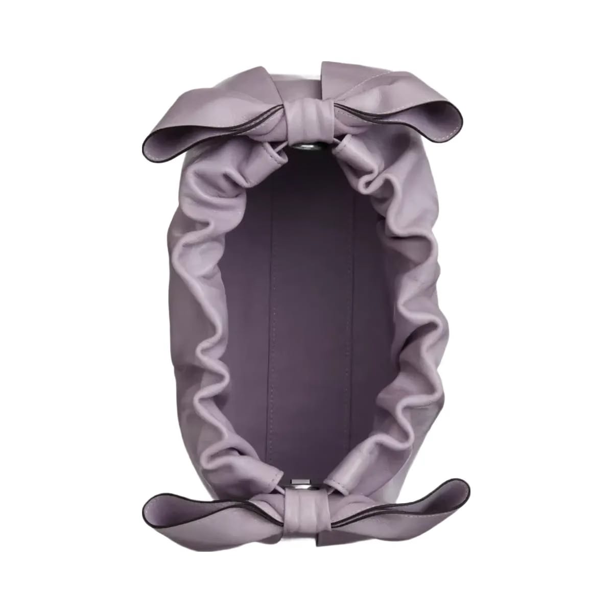 Coach Faye Shoulder Bag With Bows in Silver Light Amethyst