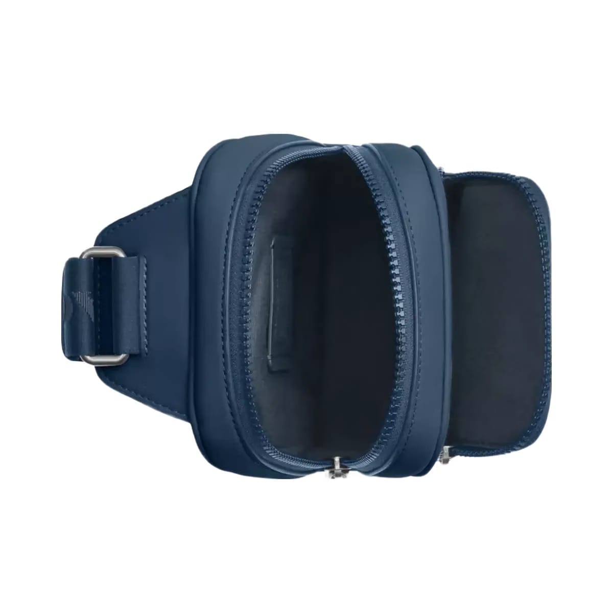 Coach Racer Sling Pack in Silver Dark Denim