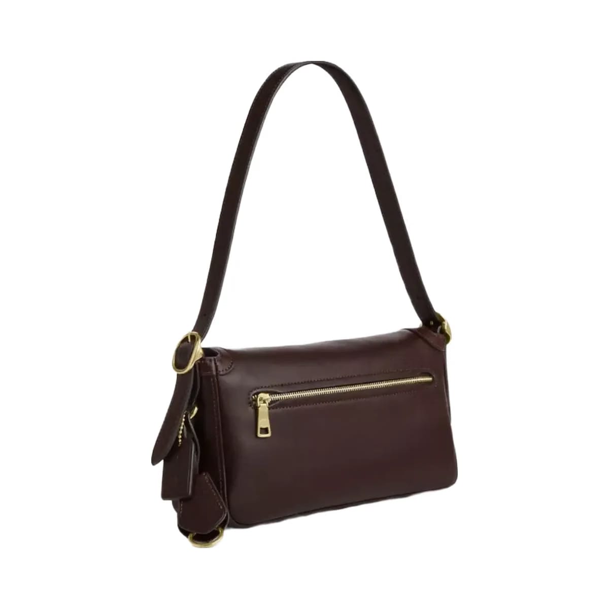 Coach Etta Small Flap Shoulder Bag in Gold Espresso
