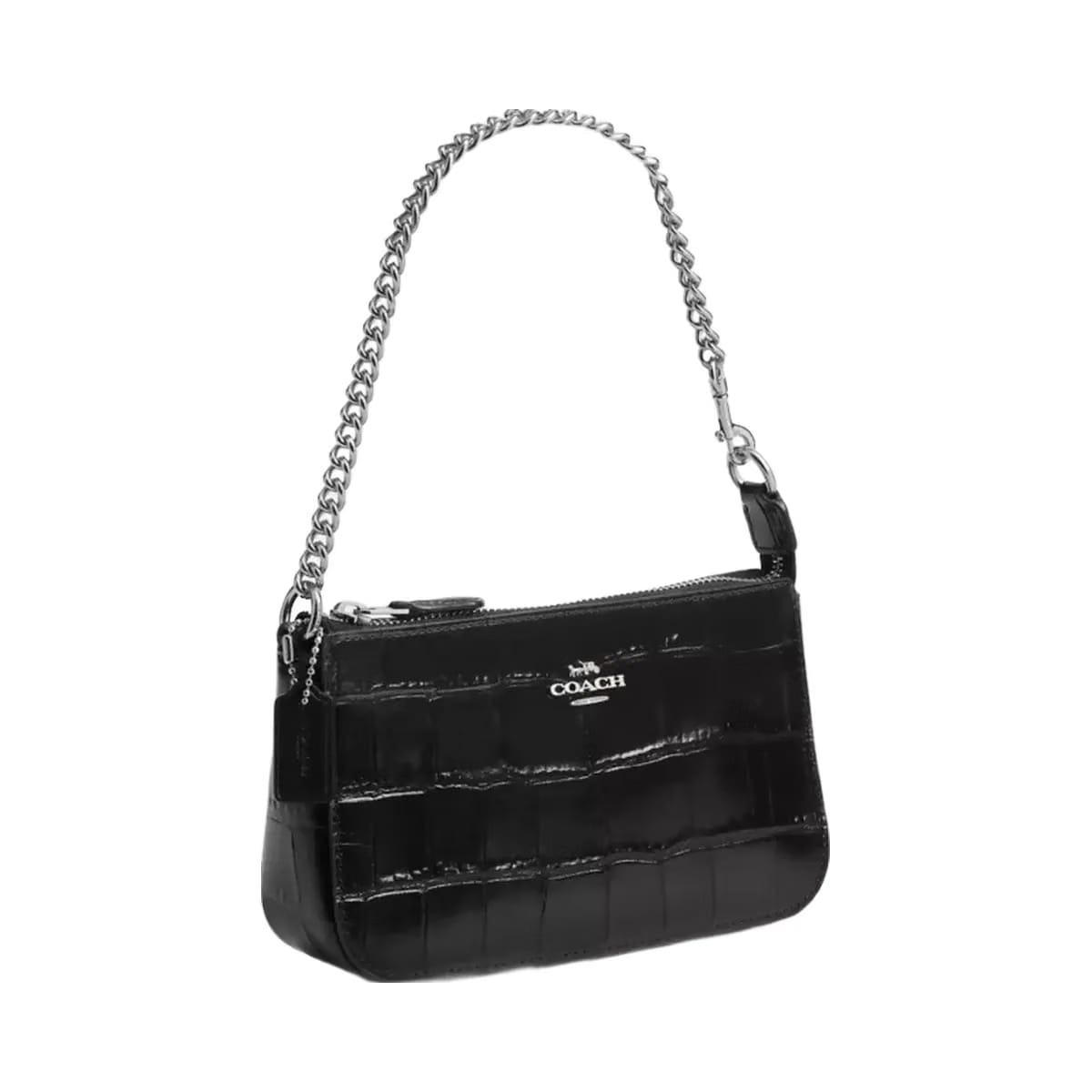 Coach Nolita 19 in Silver Black