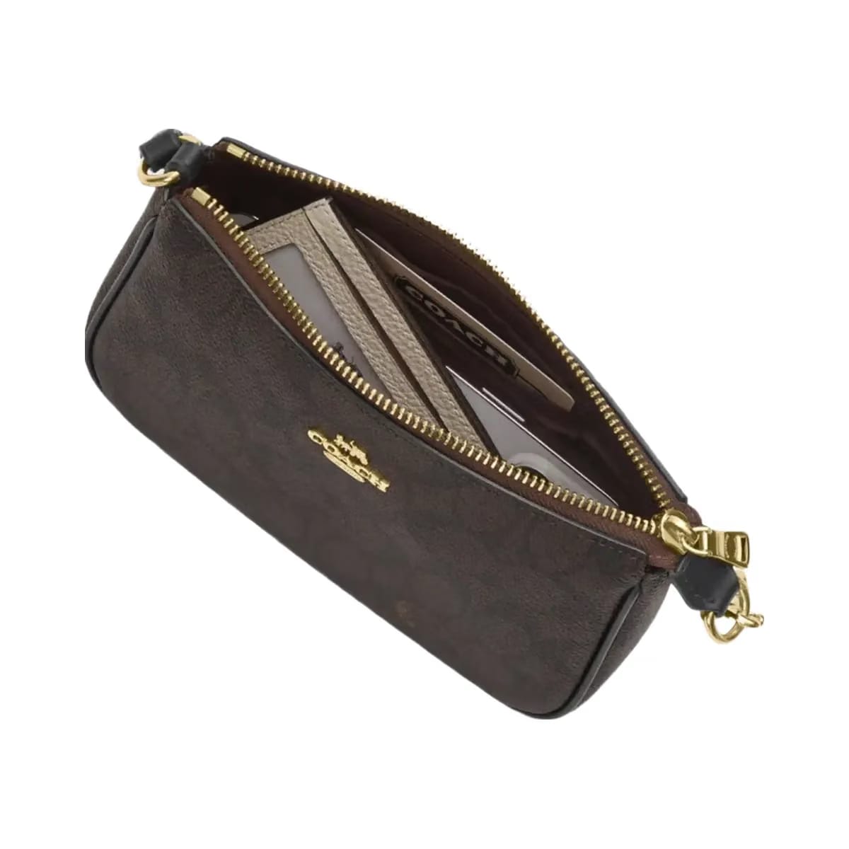 Coach Nolita 19 in Silver Black