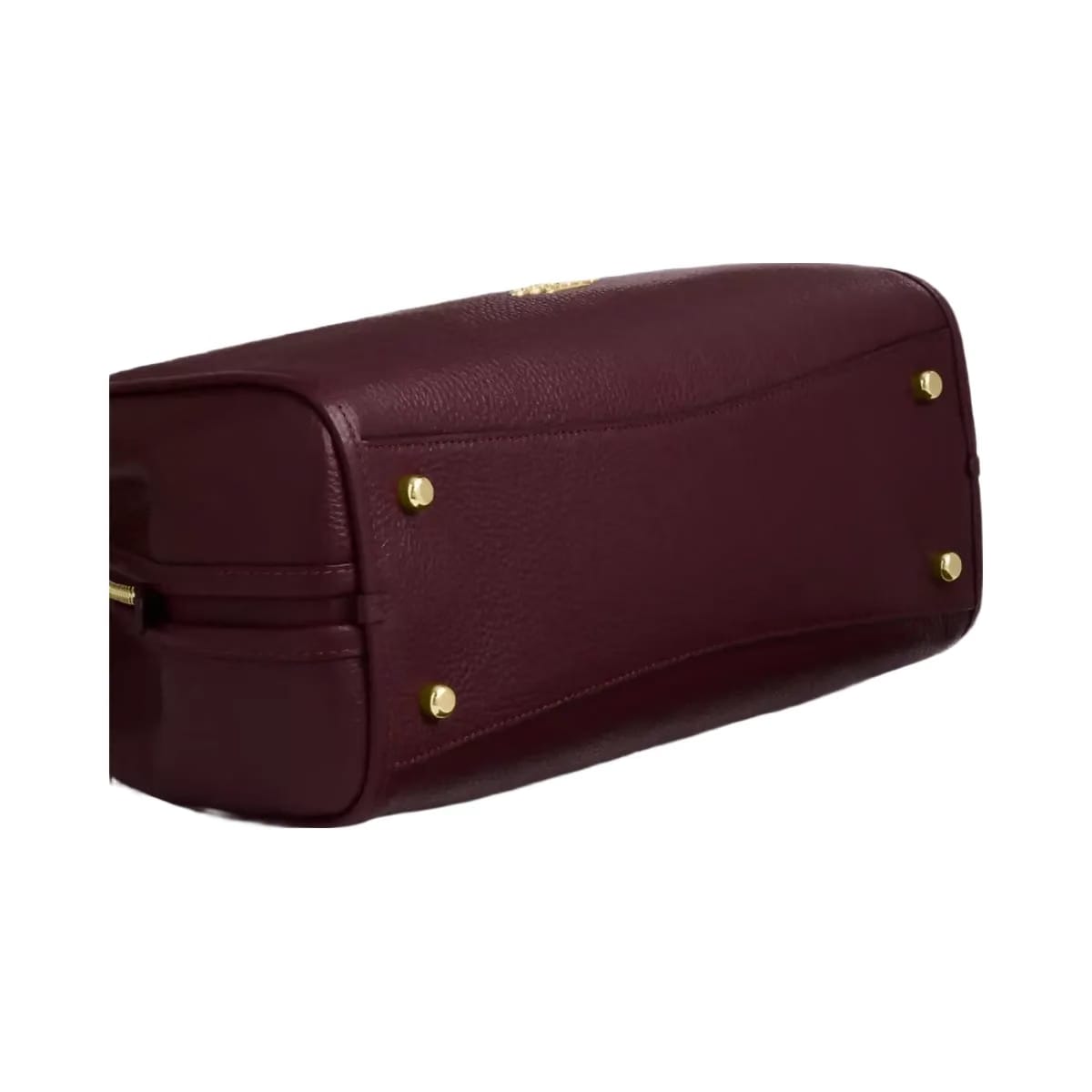 Coach Erin Shoulder Bag in Gold Dark Wine