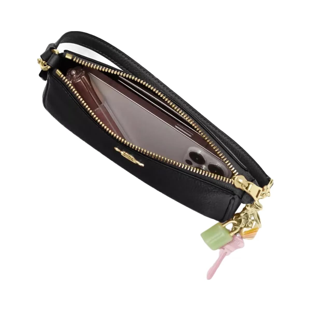 Coach Nolita 19 in Gold Black