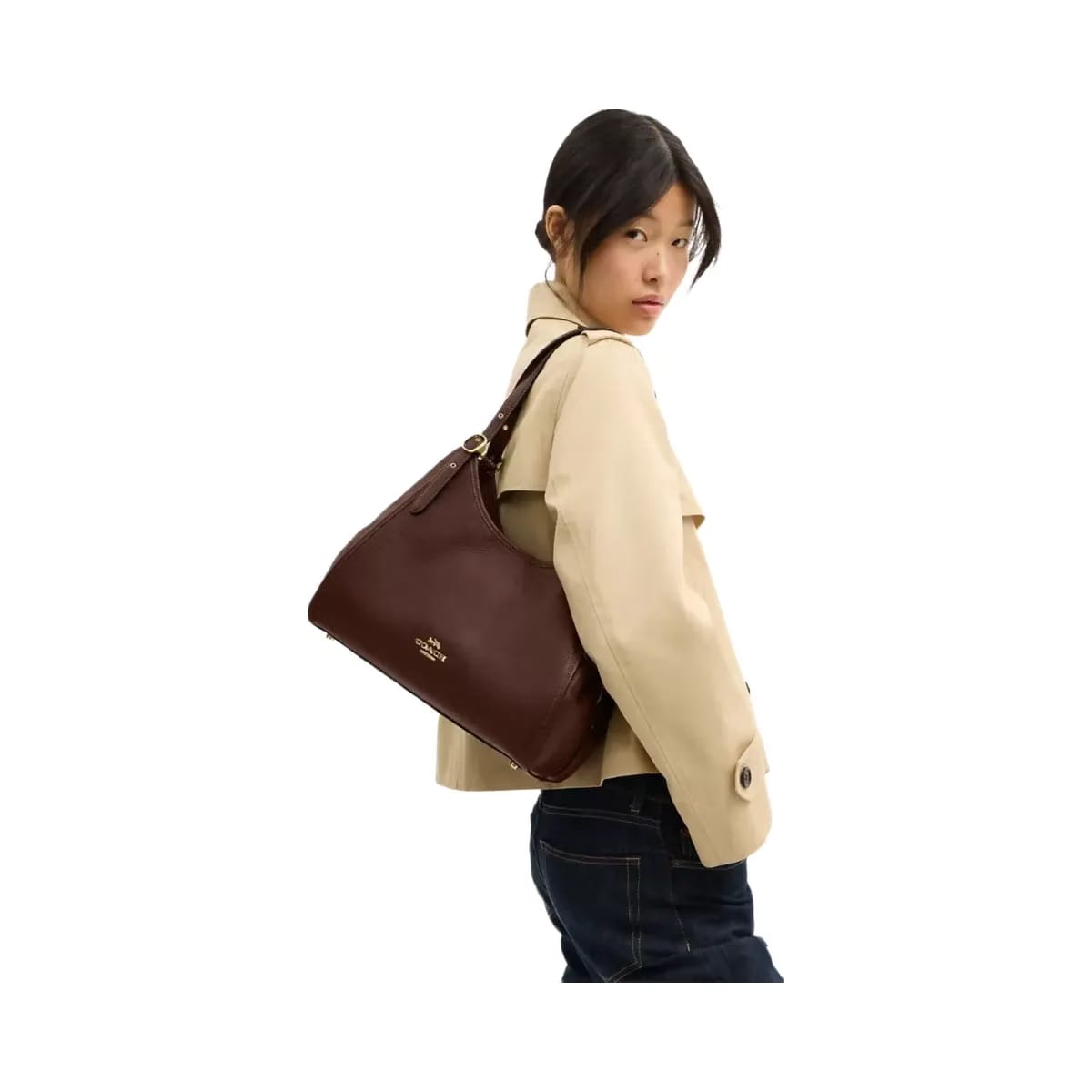 Coach Erin Shoulder Bag in Gold Maple