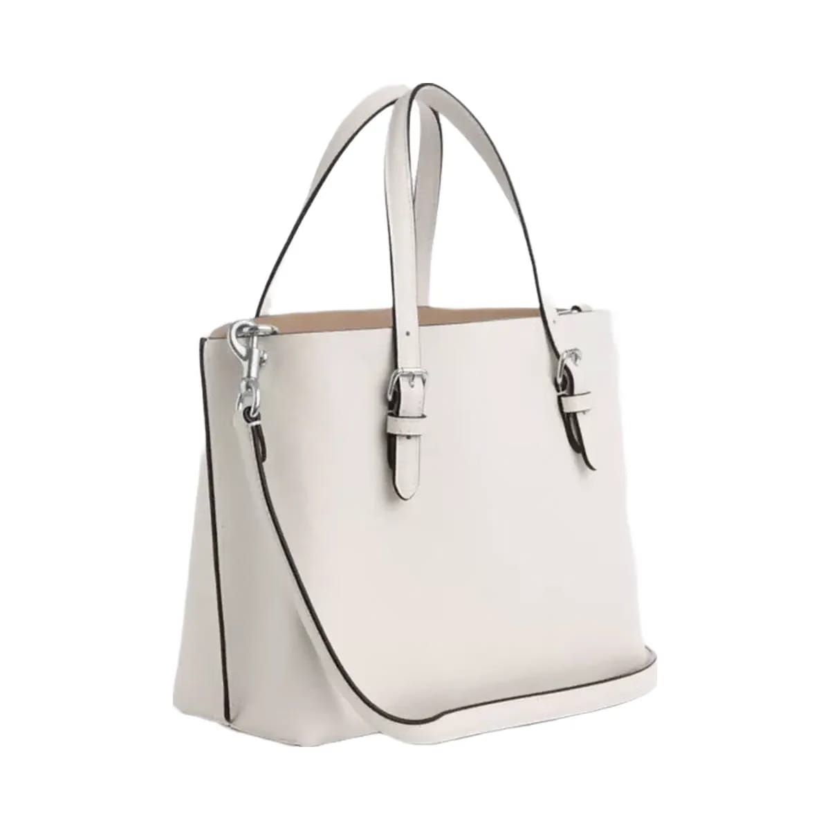 Coach Mollie Tote Bag 25 in Silver Chalk