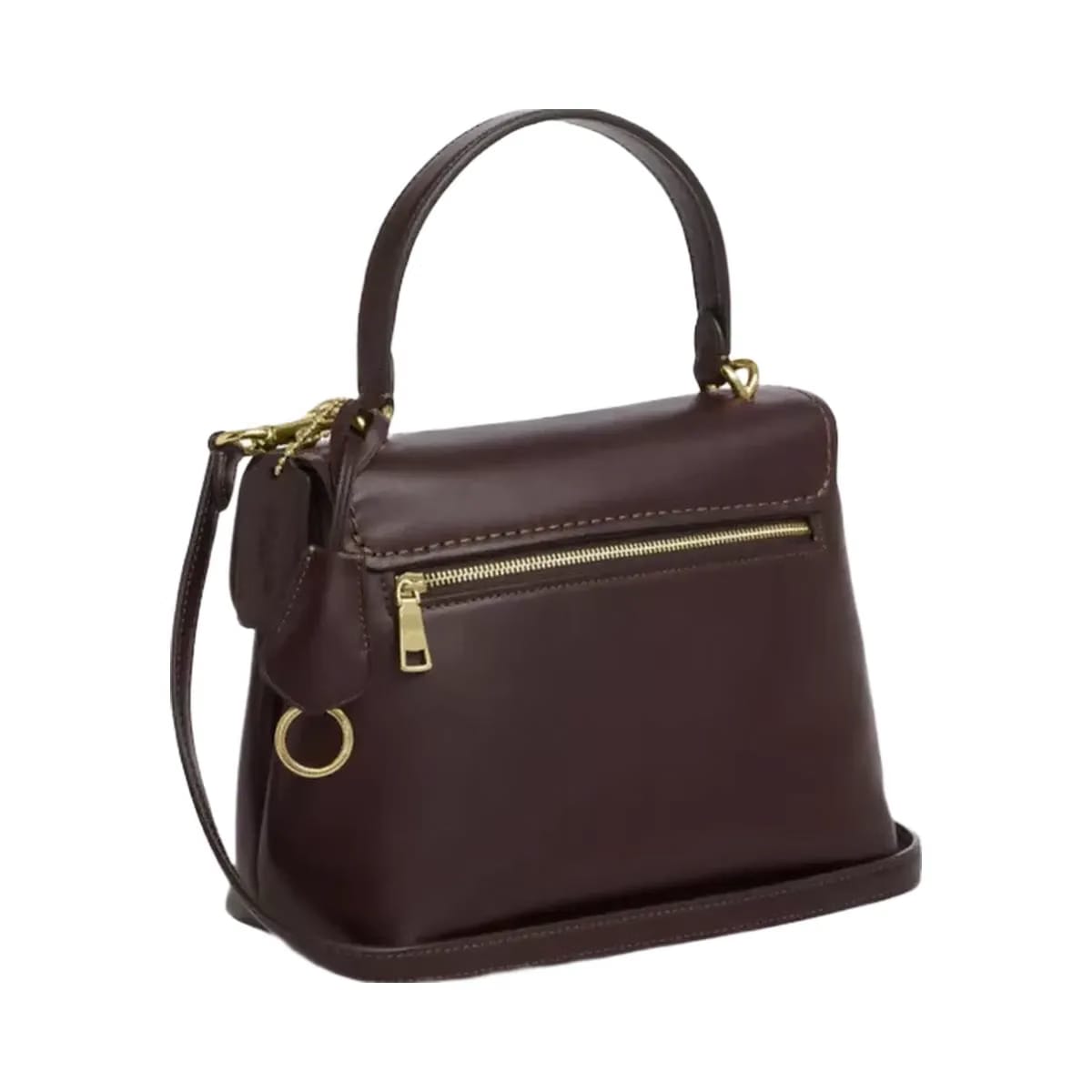 Coach Emory Top Handle Bag in Gold Espresso
