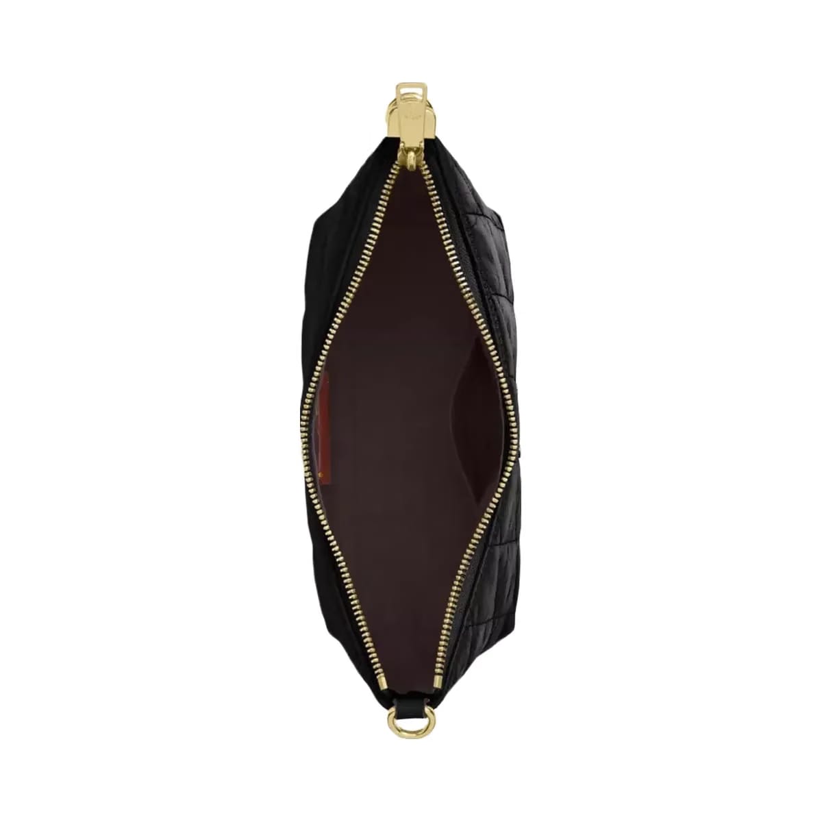 Coach Caitlin Shoulder Bag With Quilting in Gold Black