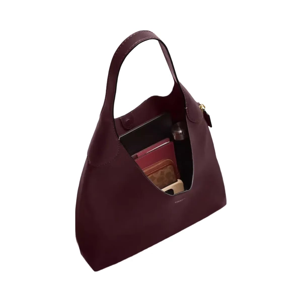 Coach Brooklyn Shoulder Bag 39 in Brass Merlot