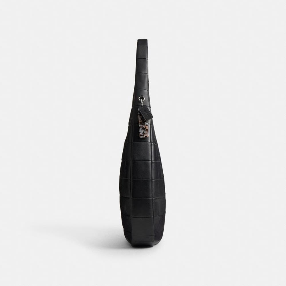 Coach Alter/Ego Large Crescent Shoulder Bag In Upcrafted Leather Black