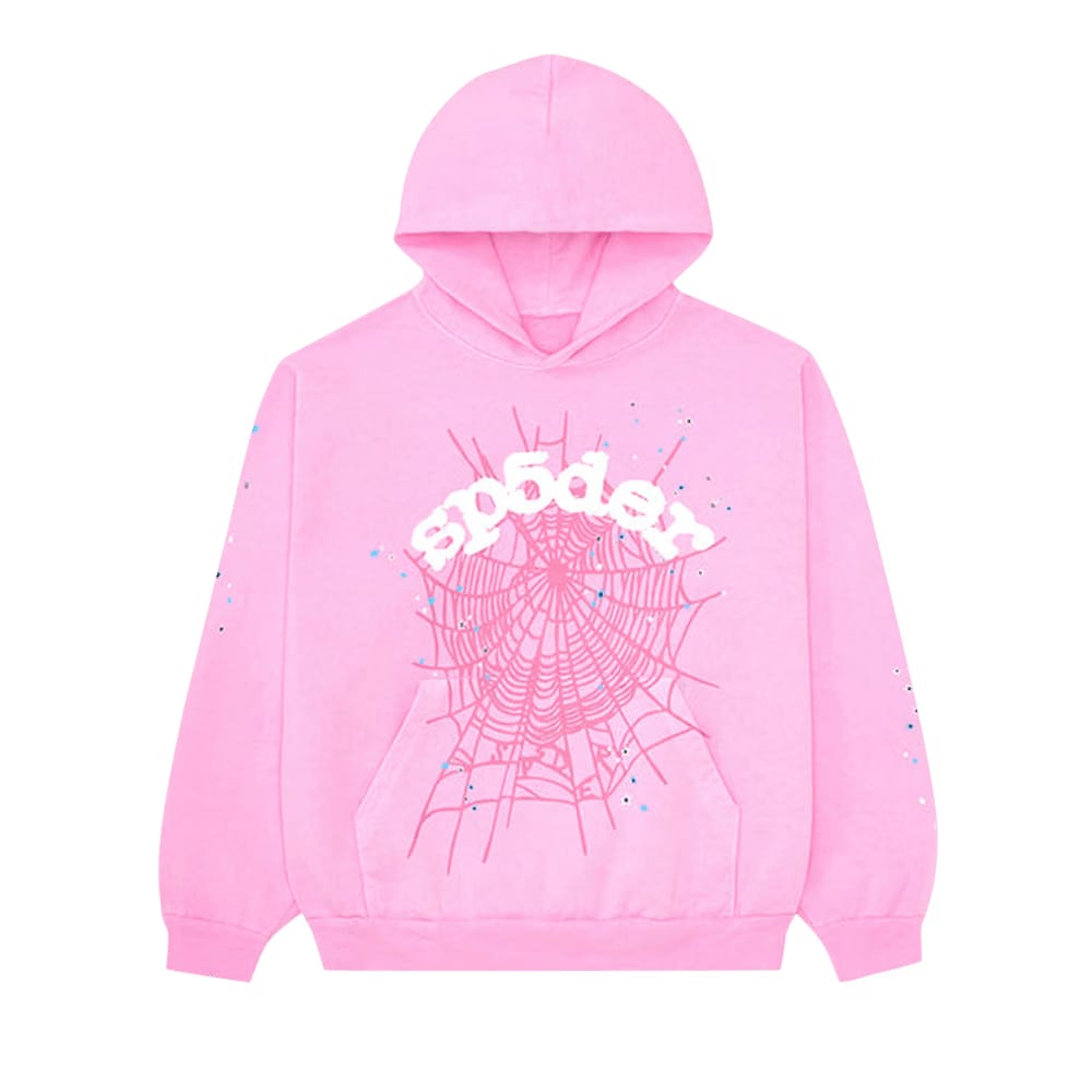 SP5DER Og Web Hoodie Pink