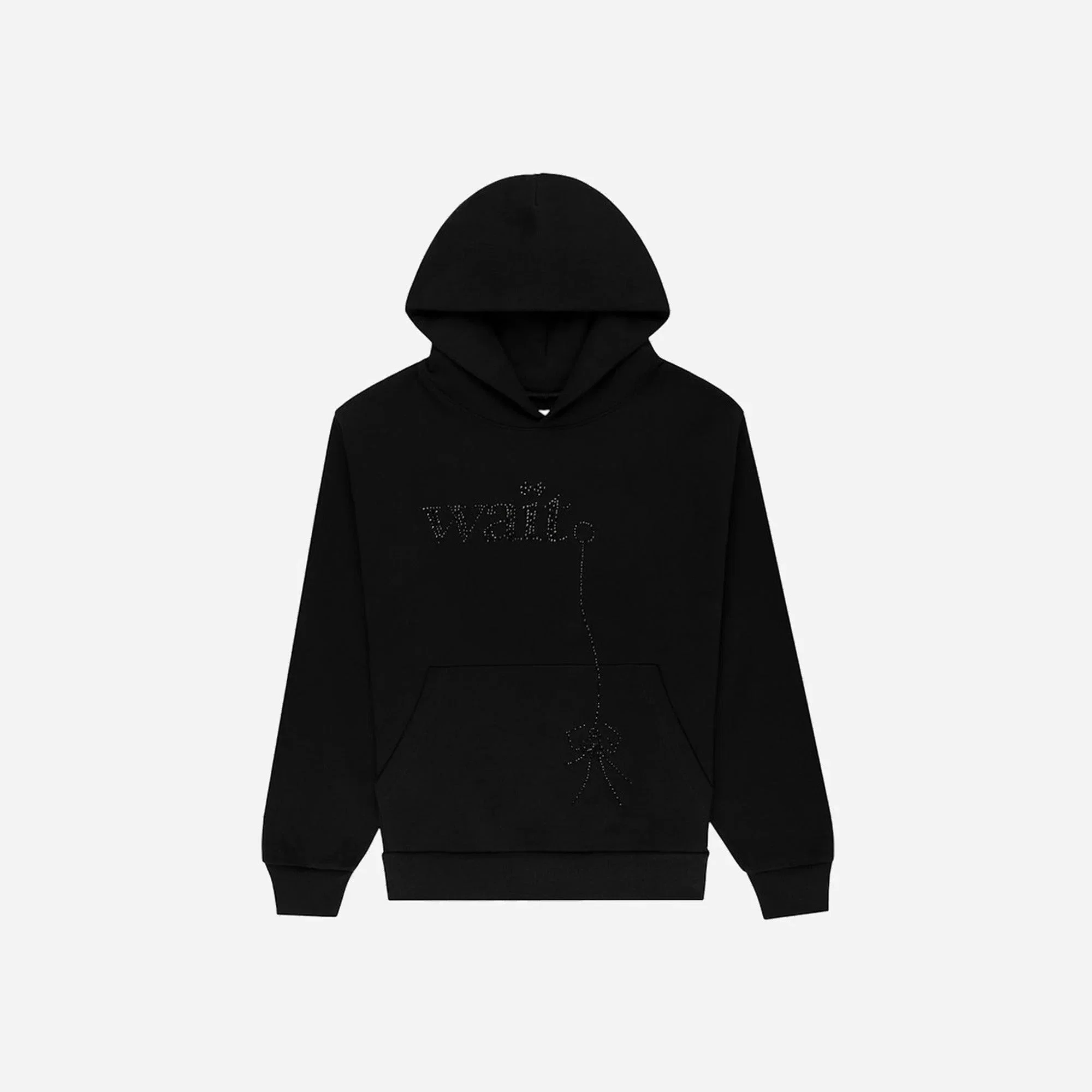 Sp5Der Wait Stone Hoodie Black