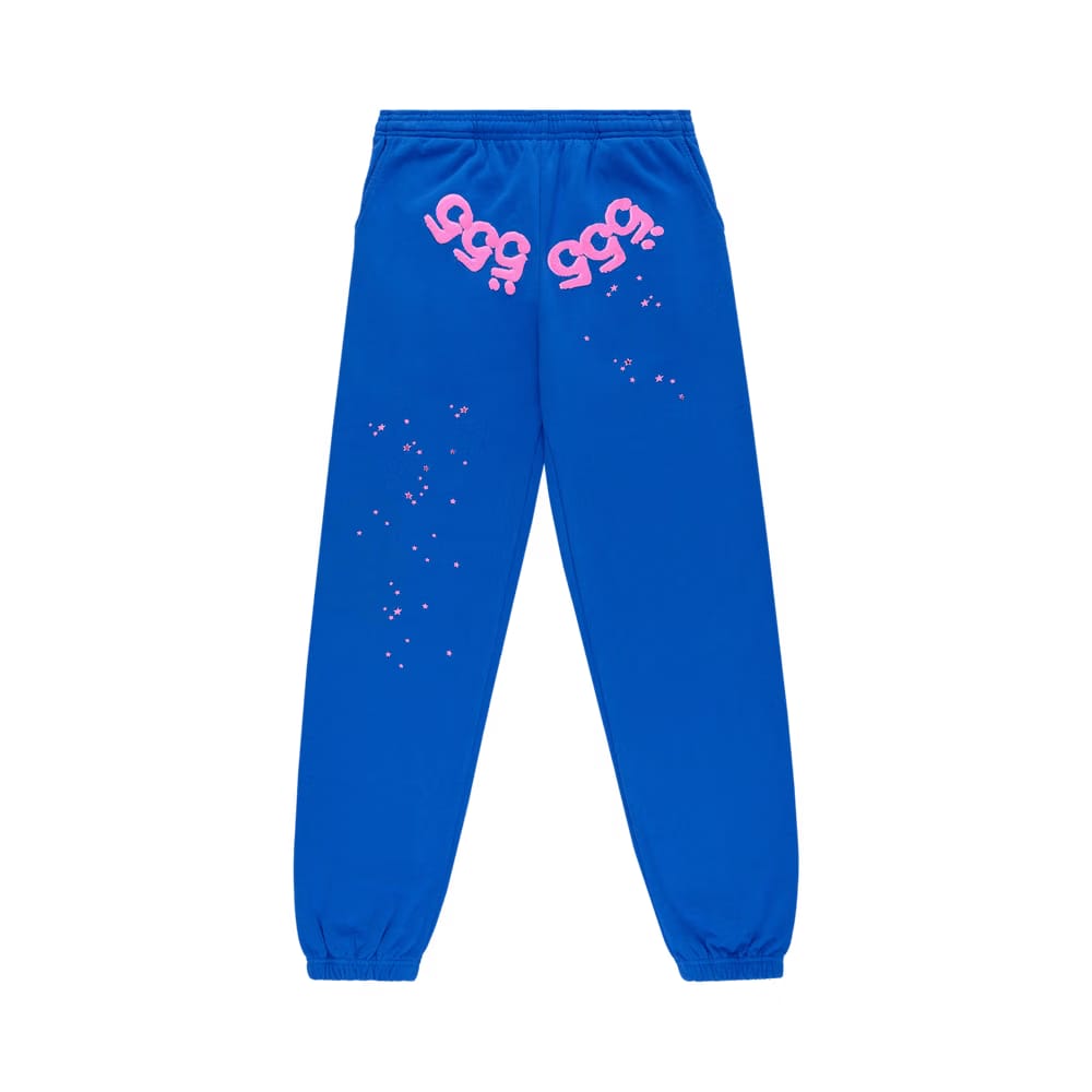 SP5DER Angel Number Sweatpant Blue