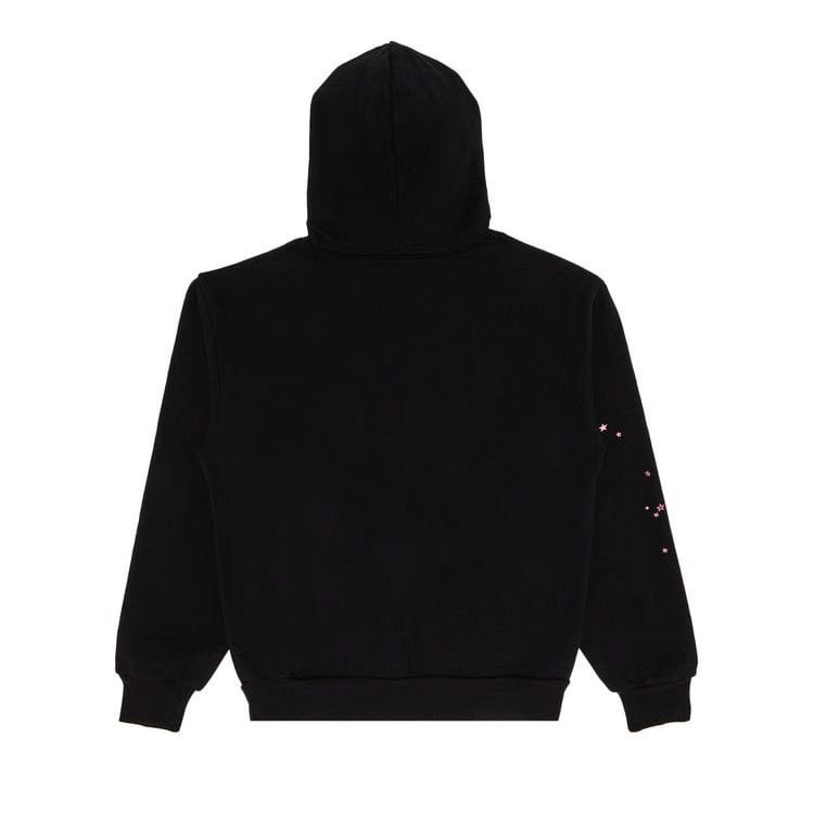 SP5DER Angel Number Hoodie Black