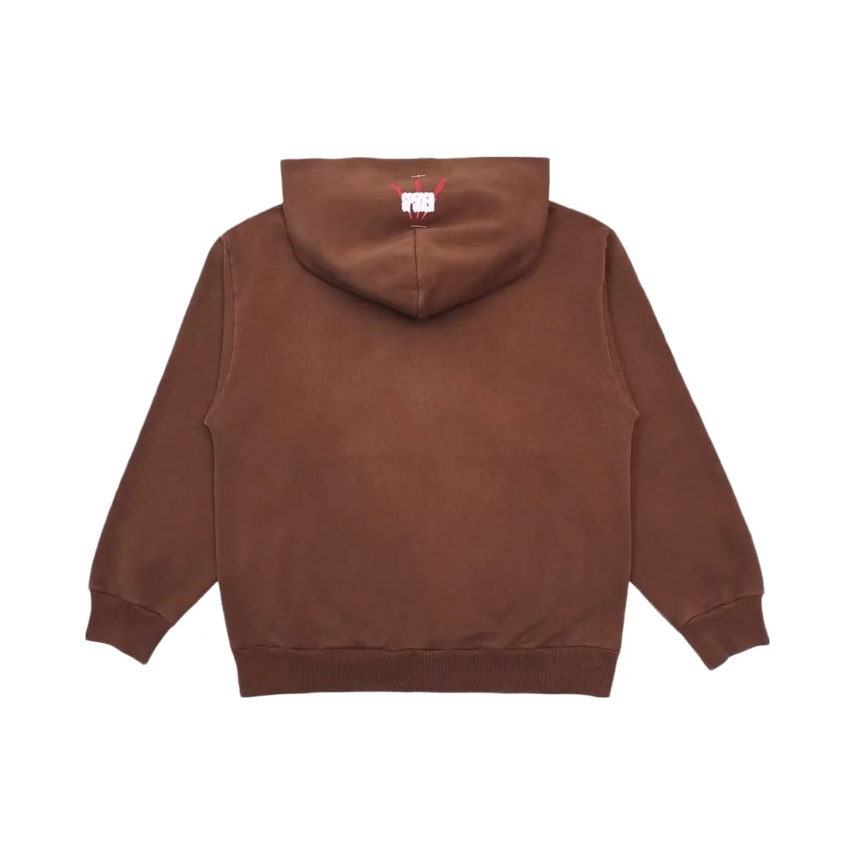 SP5DER Angel Number Hoodie Brown