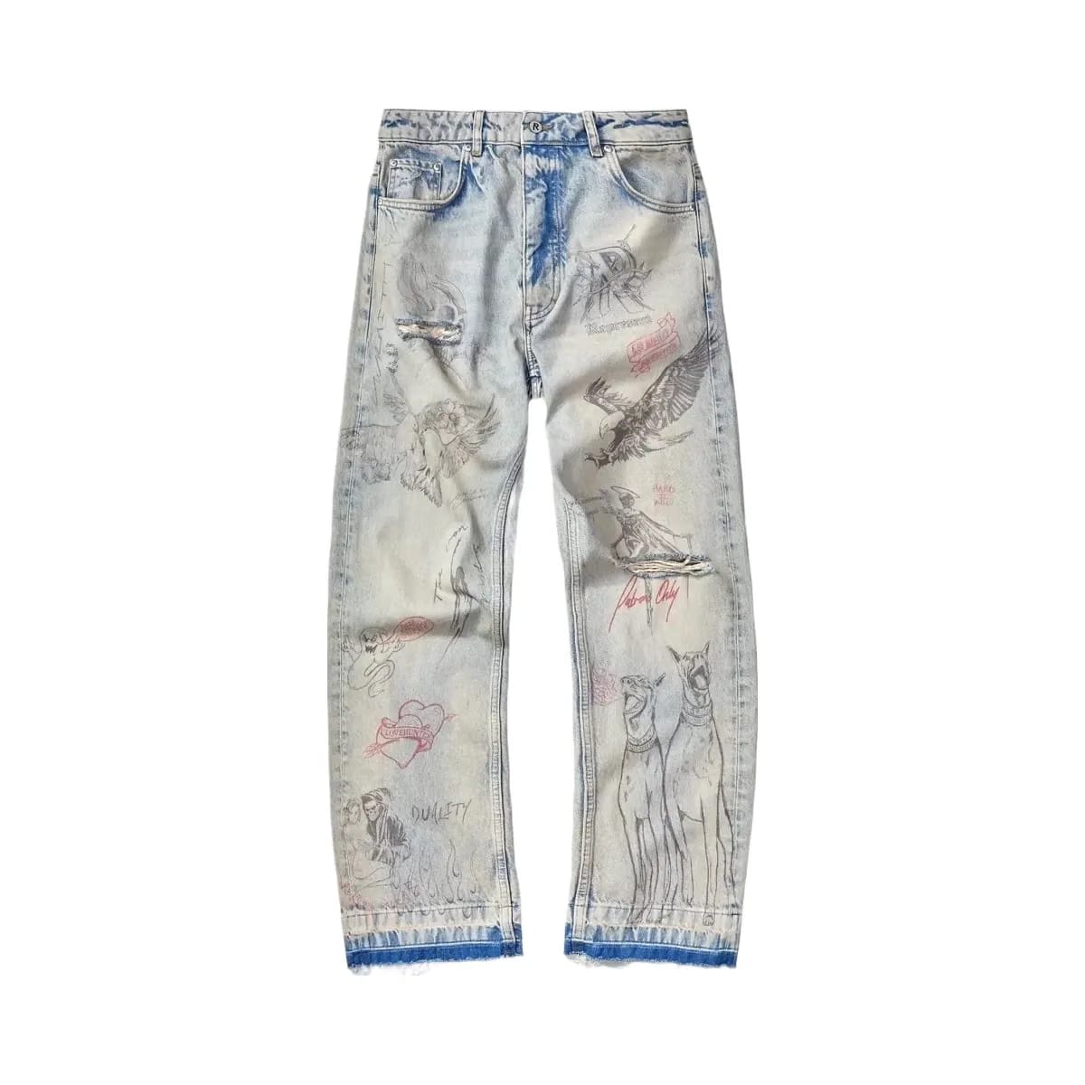 Represent Legacy Denim Light Blue Vintage