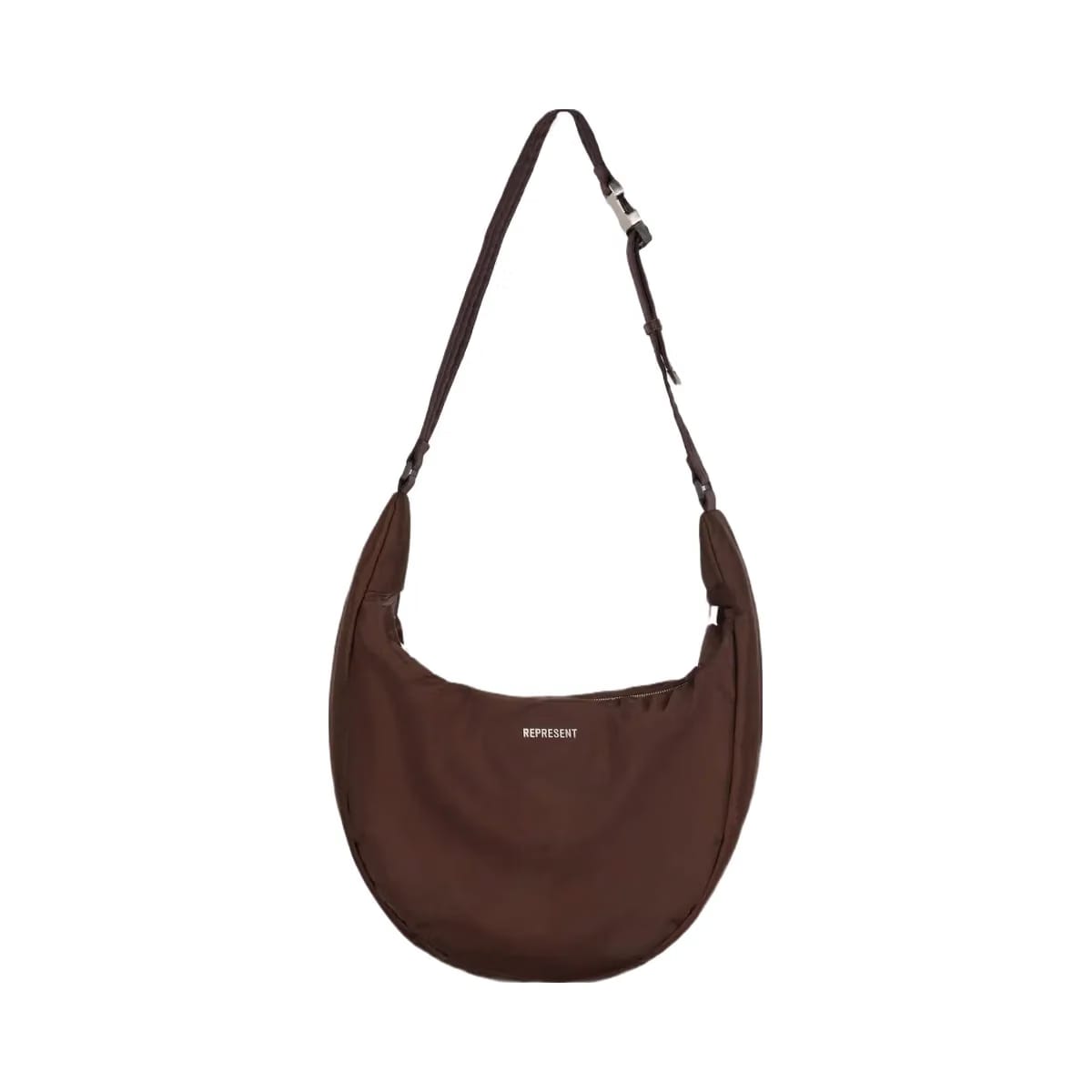 Represent Padded Sling Bag Dark Brown