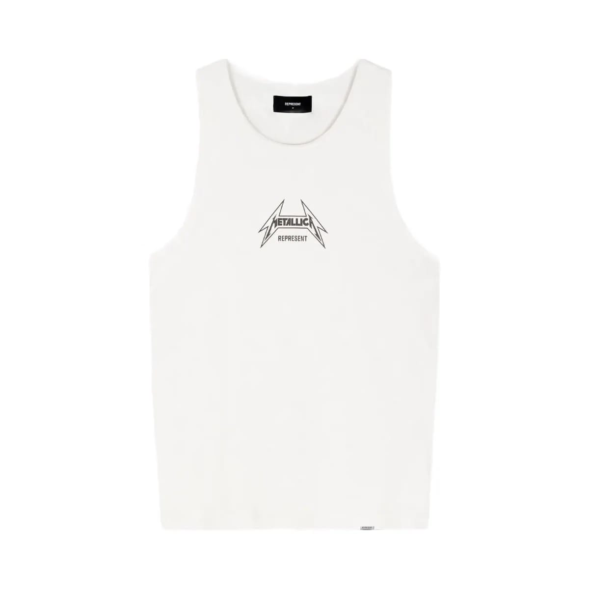 Represent X Metallica Local Crew Vest Flat White
