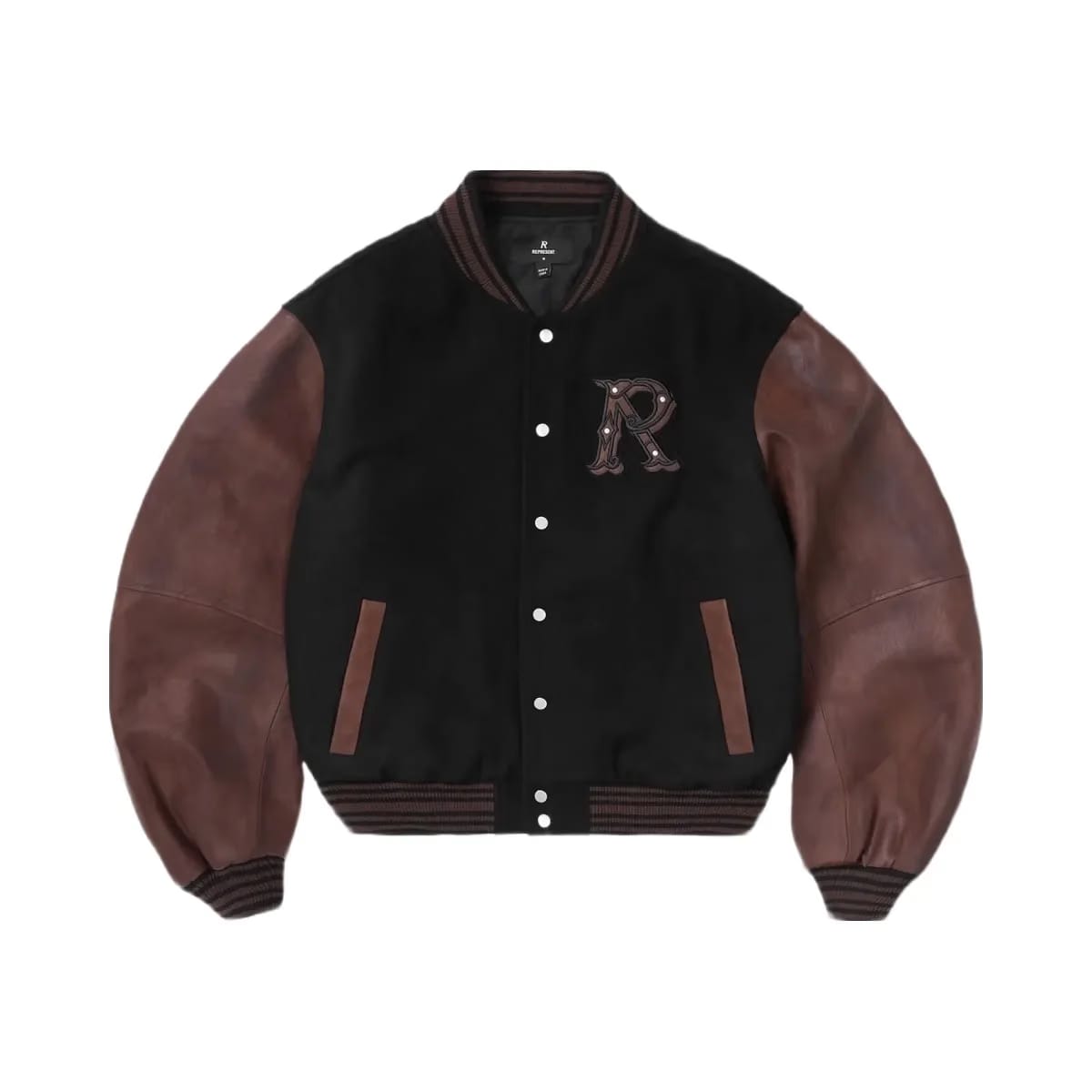 Represent Varsity Bomber Jet Black
