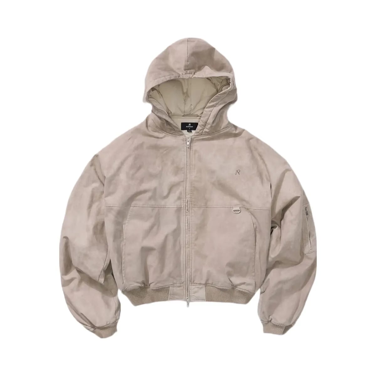Represent Hooded Bomber Beige