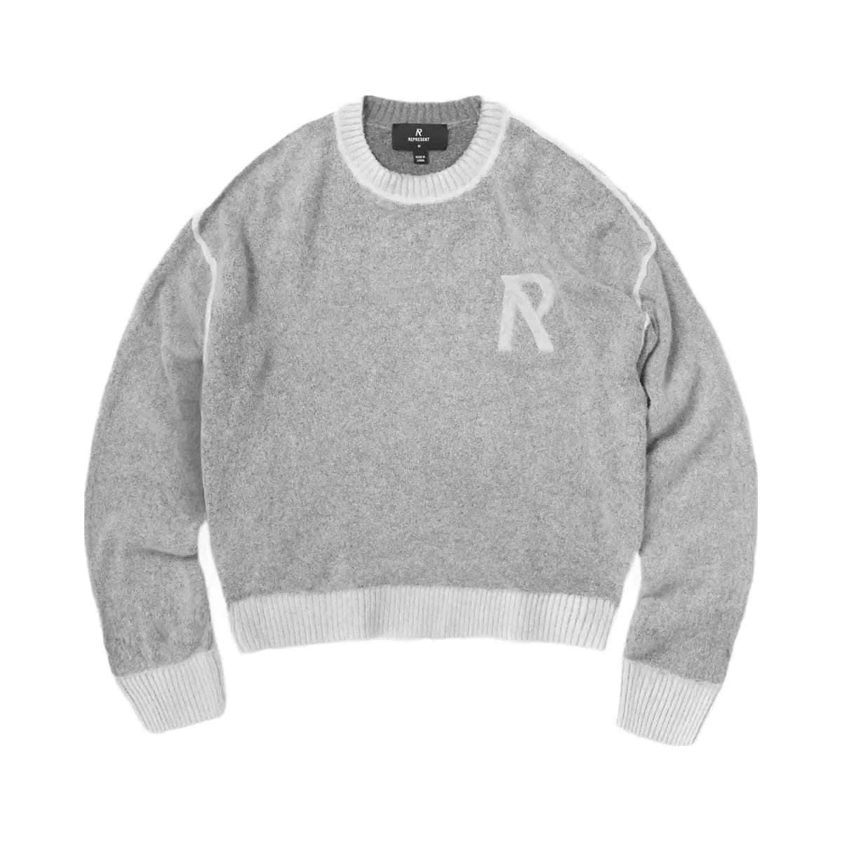 Represent Laurel Knit Sweater Sun Fade Grey