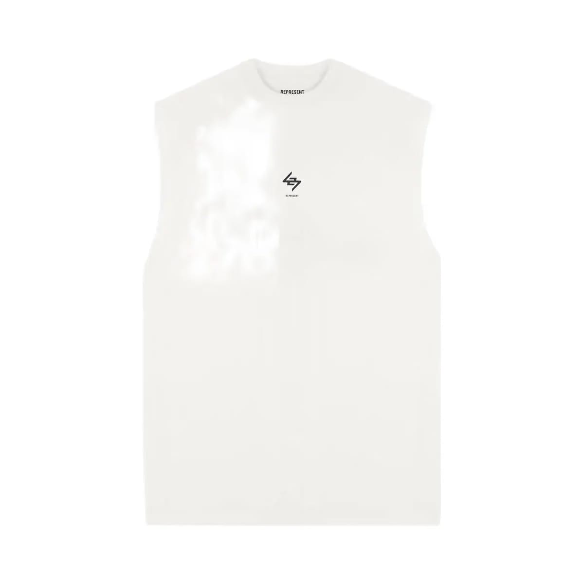Represent 247 Oversized Tank Flat White