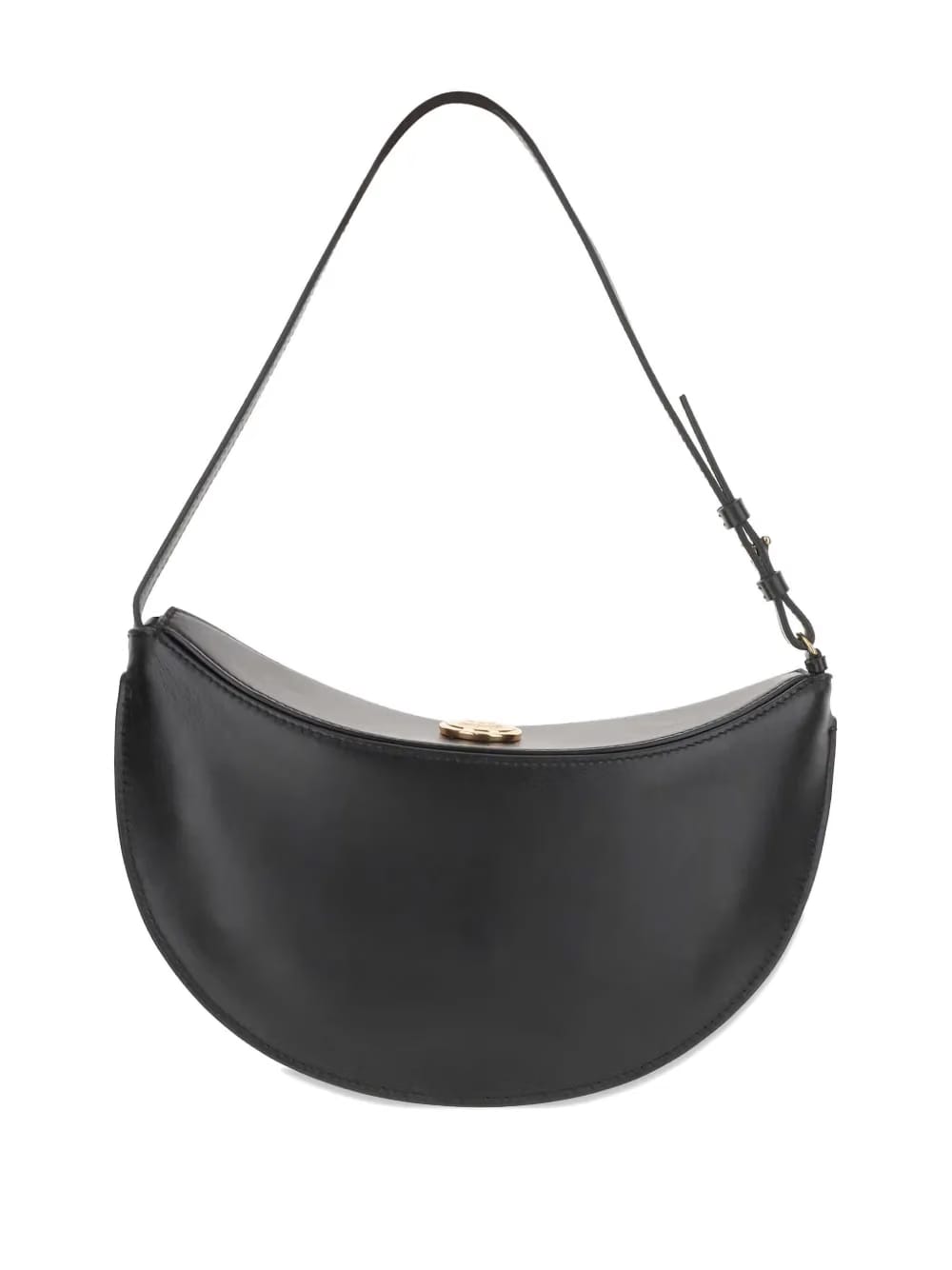 small Oval calfskin leather shoulder bag