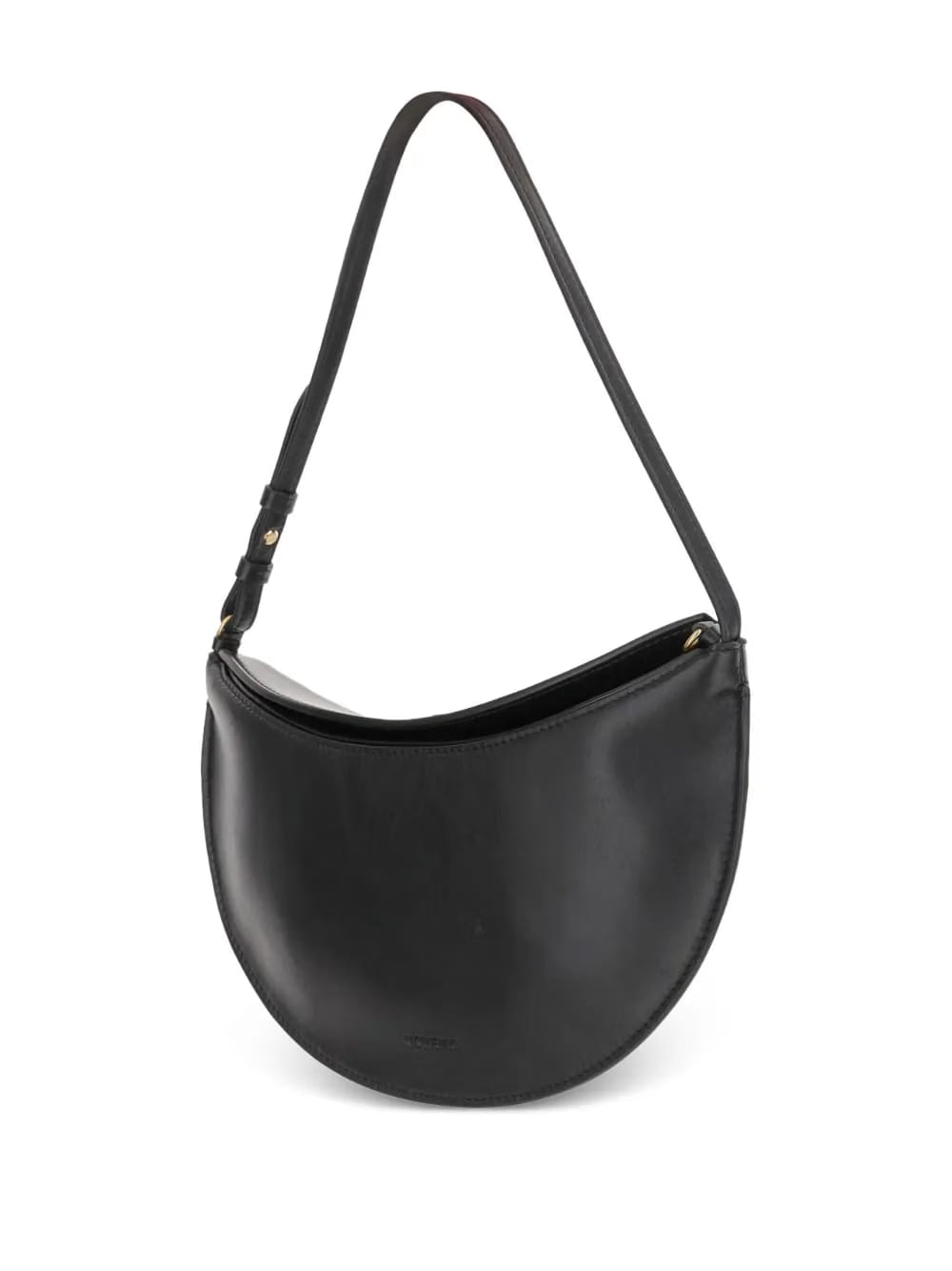 small Oval calfskin leather shoulder bag