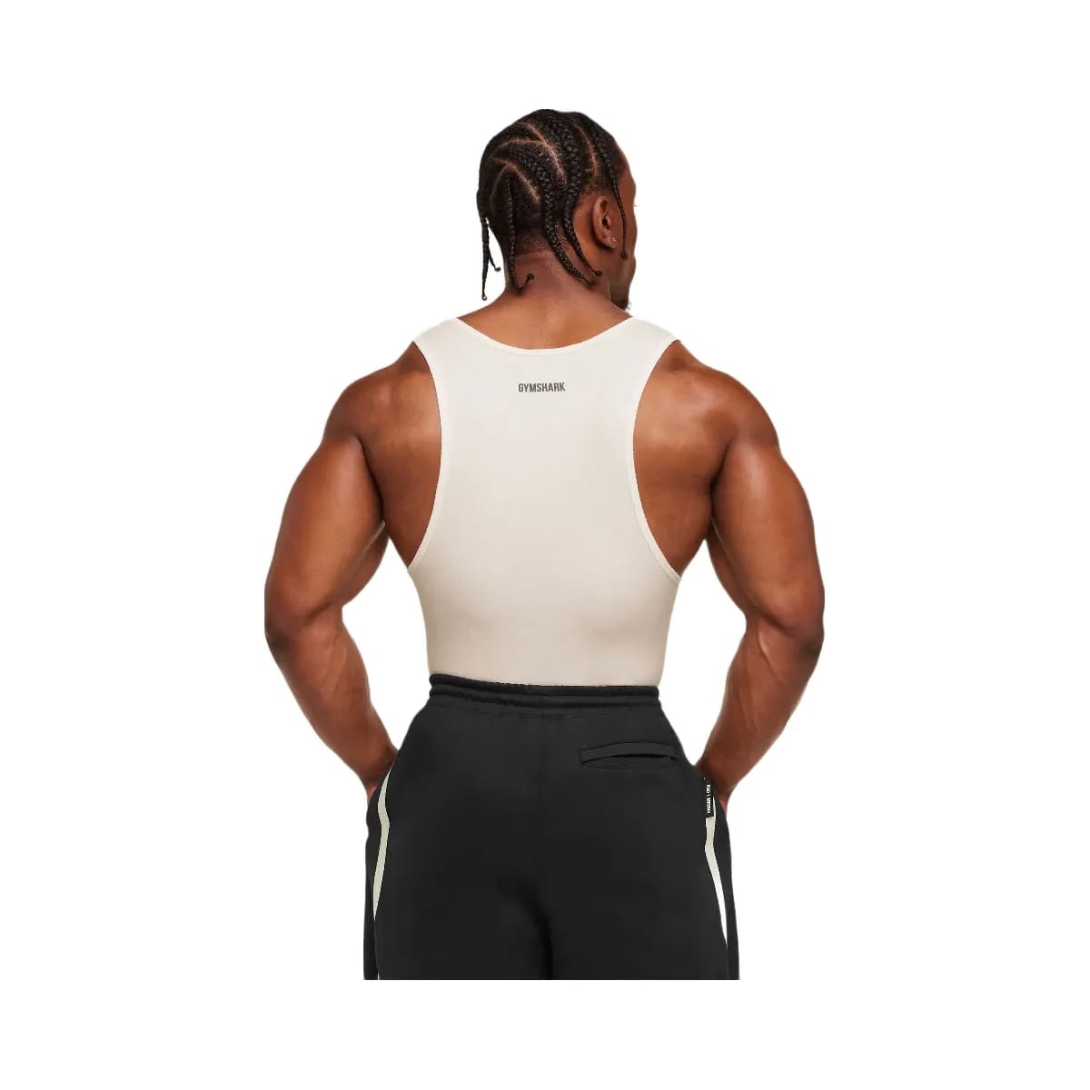 Gymshark x CBUM Ribbed Tank - Soft White