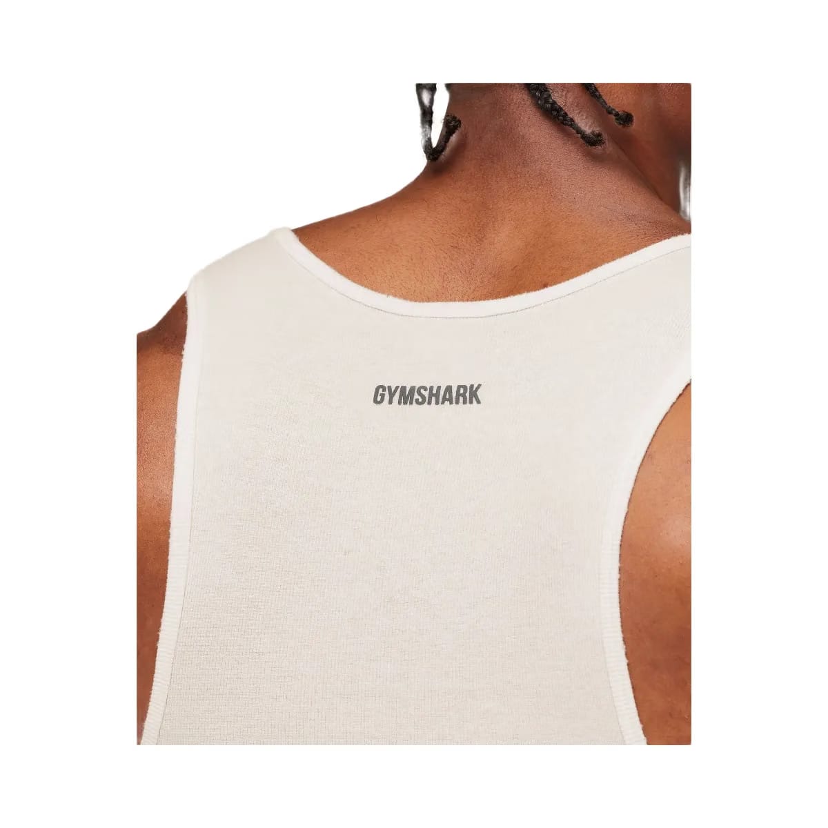 Gymshark x CBUM Ribbed Tank - Soft White