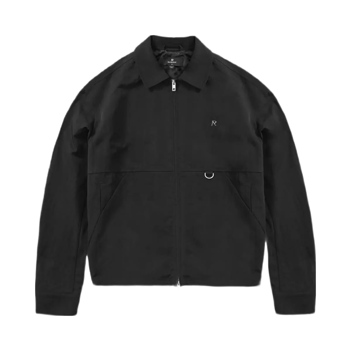 Represent Nylon Overshirt Jet Black