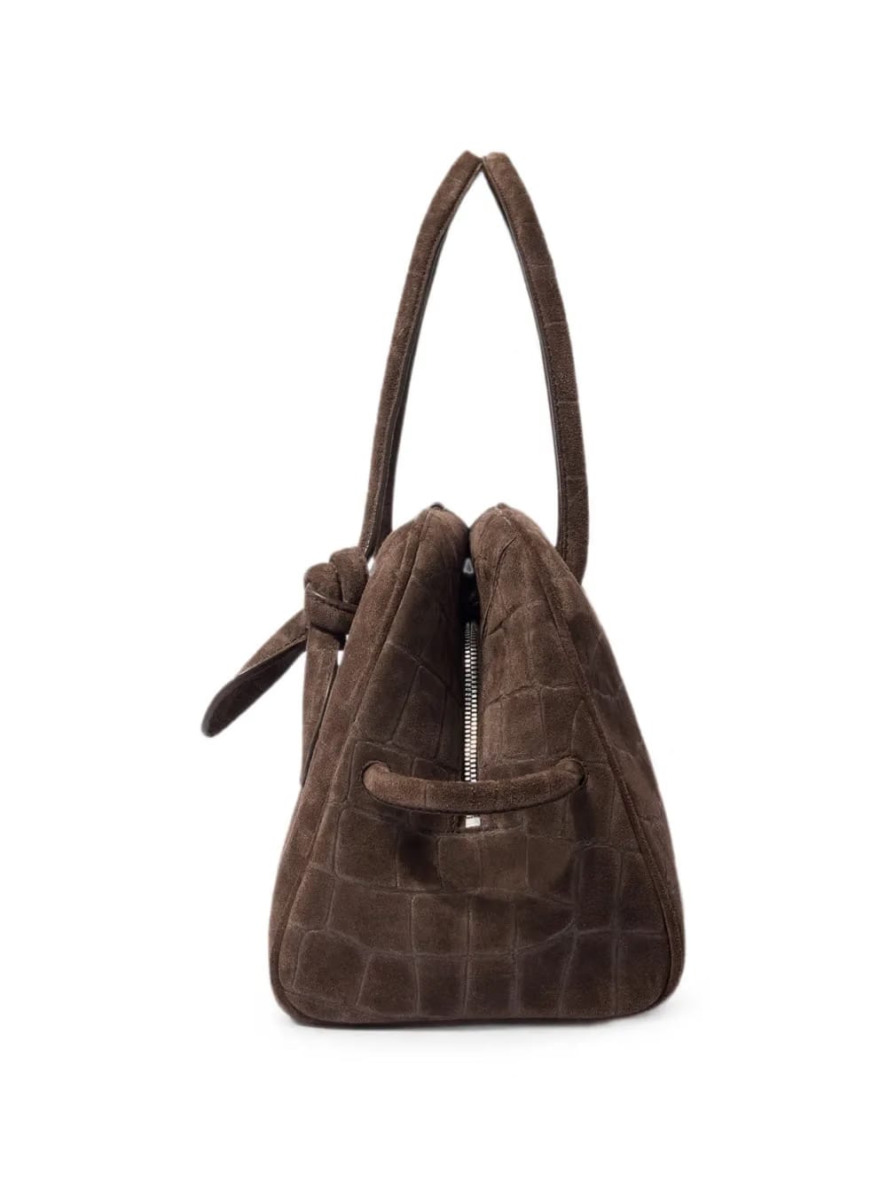 A Turismo crocodile-embossed knot-detail tote bag