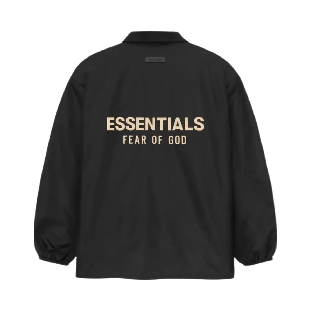 Essentials Fear Of God Essentials Coaches Jacket Jet Black Fw23