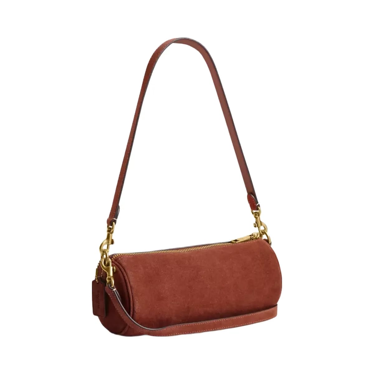 Coach Barrel Bag in Brass Clay