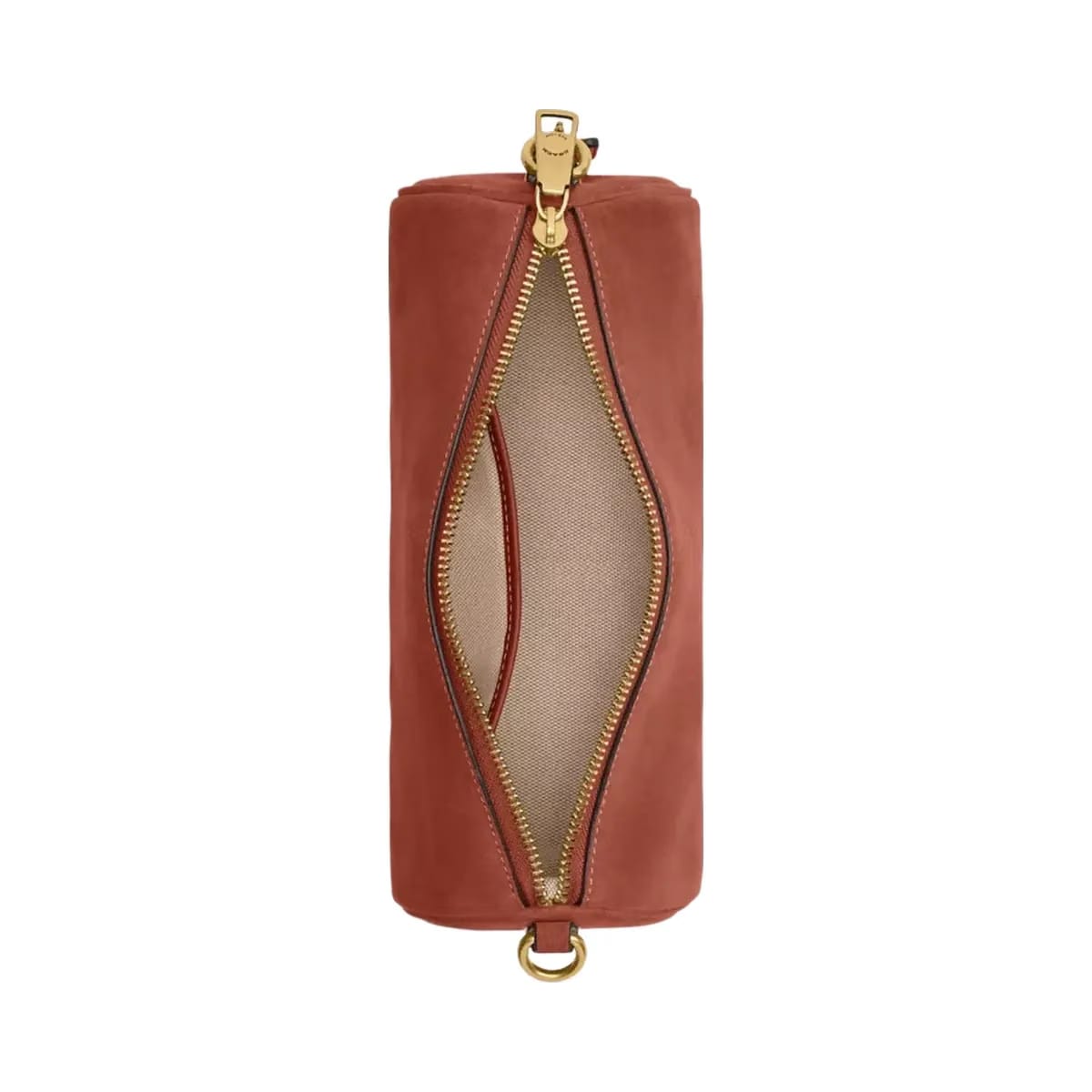Coach Barrel Bag in Brass Clay