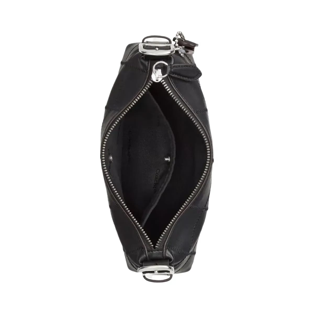 Coach Alter/Ego Small Slouchy Shoulder Bag In Upcrafted Leather in Black