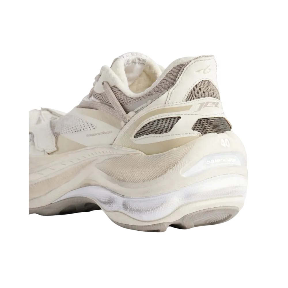 Balenciaga Jet Sneaker In Eggshell