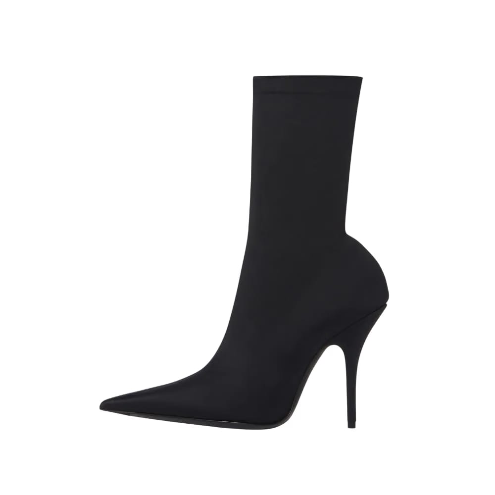 Balenciaga Knife Bootie In Black