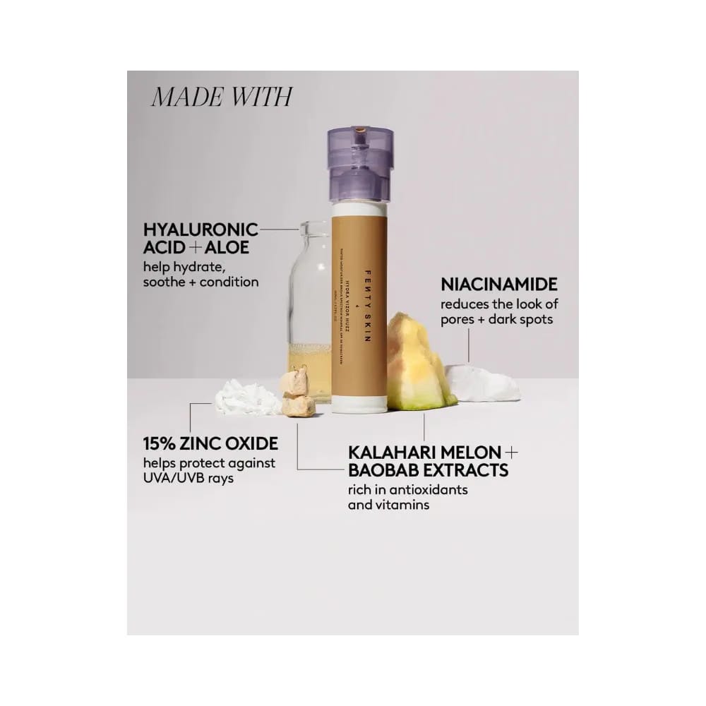Fenty Hydra Vizor Huez SPF 30 Refillable Tinted Moisturizer Set ( 4 - Medium )