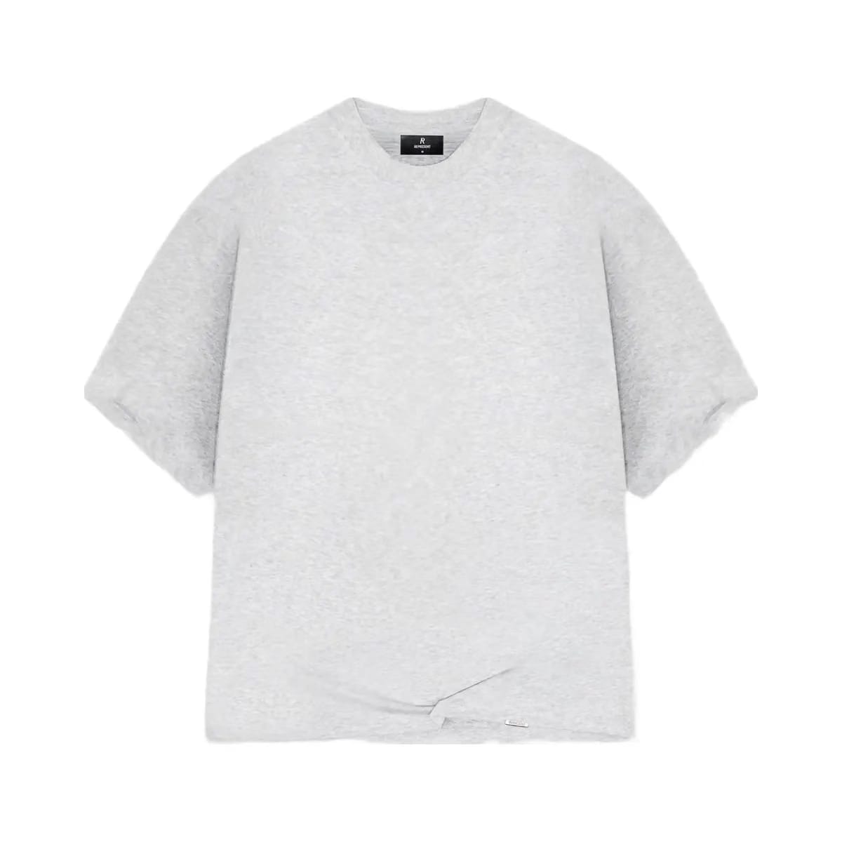 Represent Initial Boxy T-Shirt Ice Grey Marl