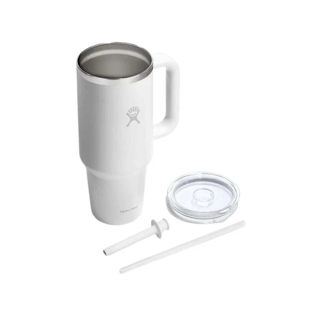 Hydro Flask 32 oz Travel Tumbler White-Clear