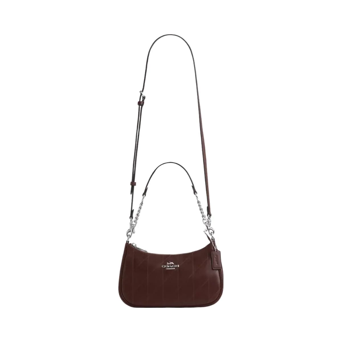 Coach Teri Shoulder Bag With Quilting in Silver Maple