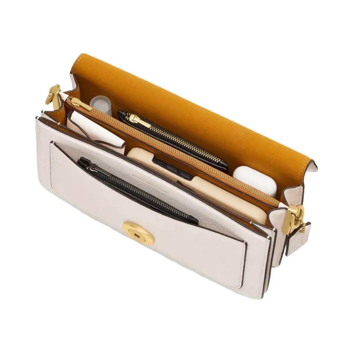 Coach Tabby Shoulder Bag 26 in Brass Chalk