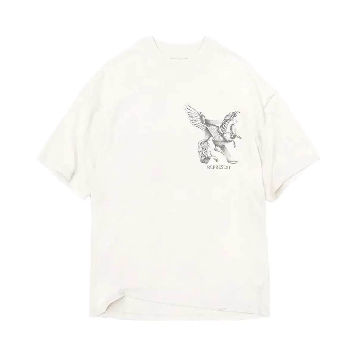 Represent Elegance In Motion T-Shirt Flat White