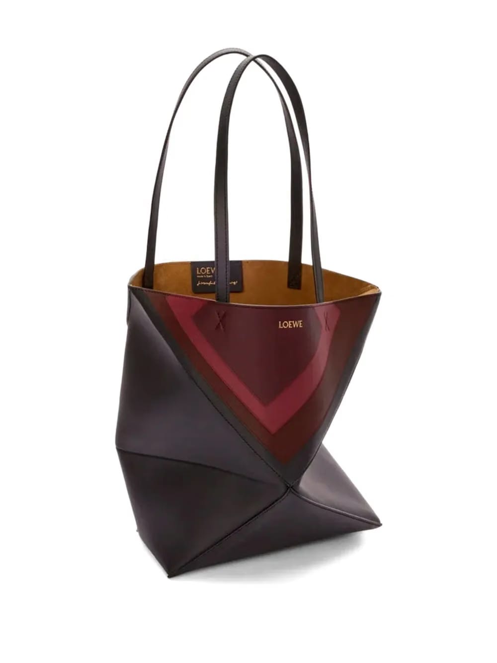 medium Puzzle folded-painel tote bag