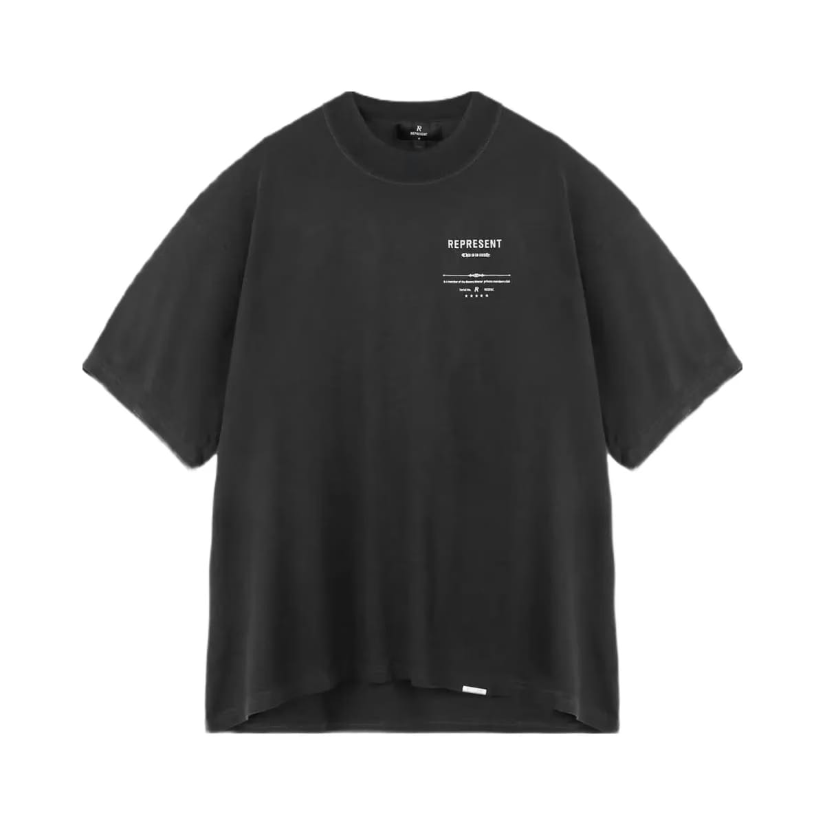 Represent Revere Manor T-Shirt Stained Black