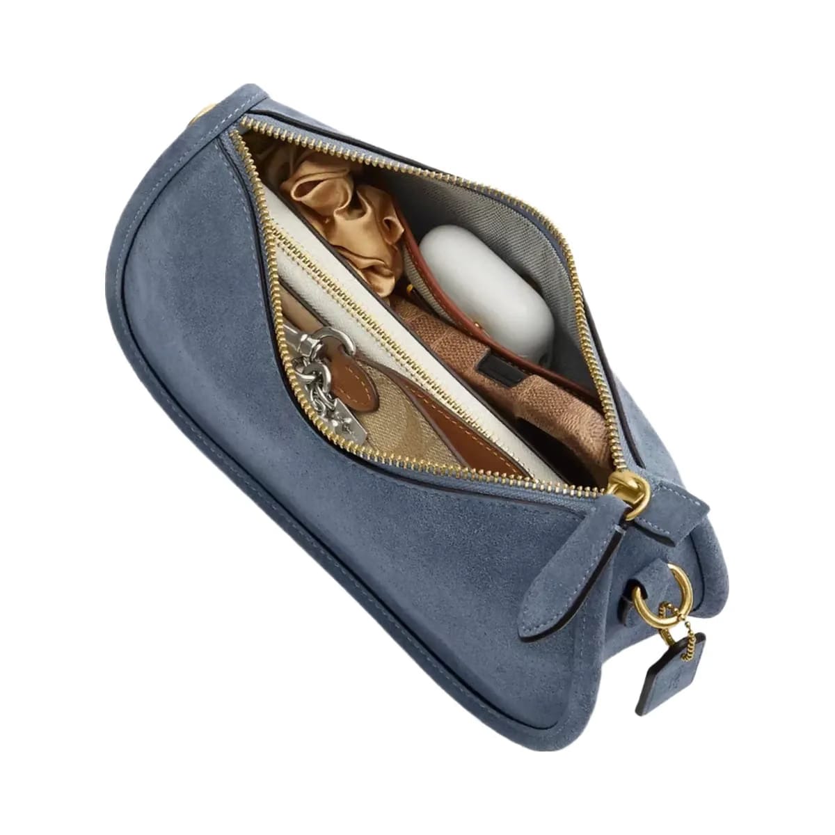 Coach Waverly Bag in Brass Light Denim