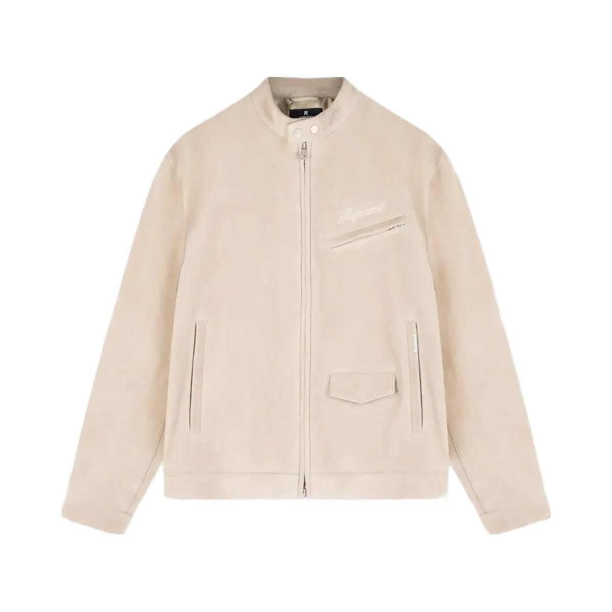 Represent Overdrive Suede Jacket Beige