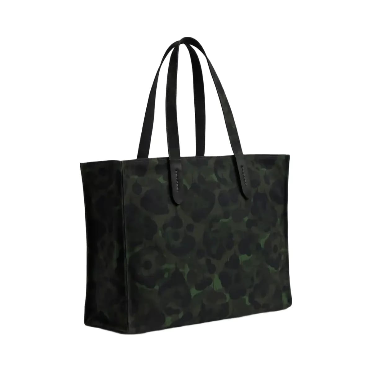 Coach Tote With Camo Print And Rexy in Army Green Multi