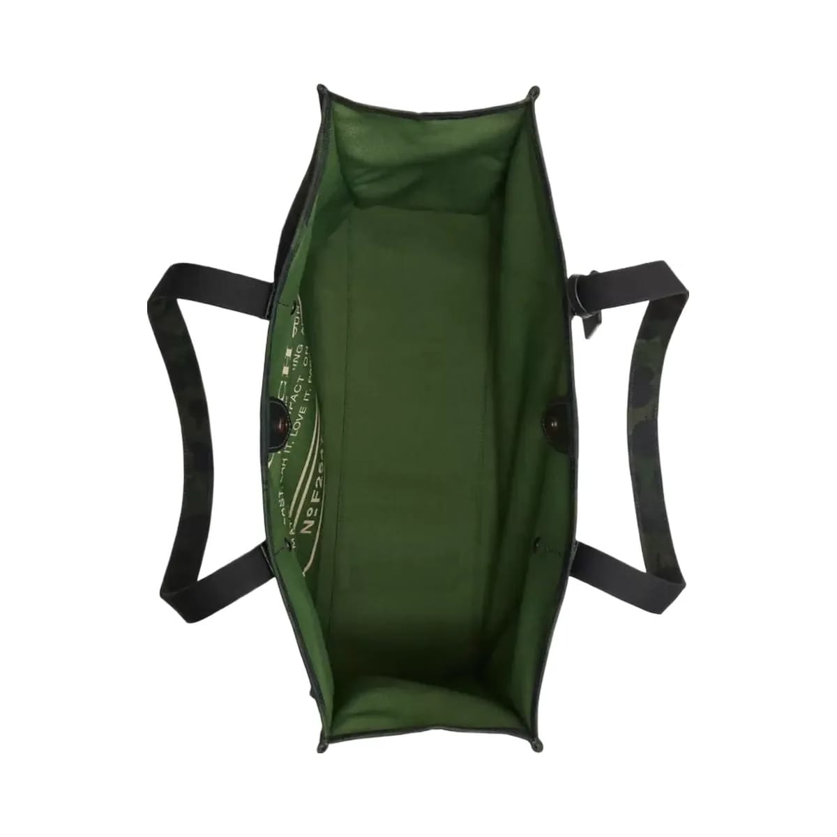 Coach Tote With Camo Print And Rexy in Army Green Multi
