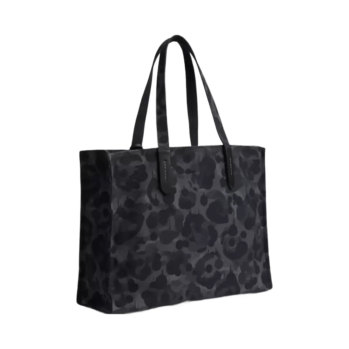 Coach Tote With Camo Print And Rexy in Charcoal Multi